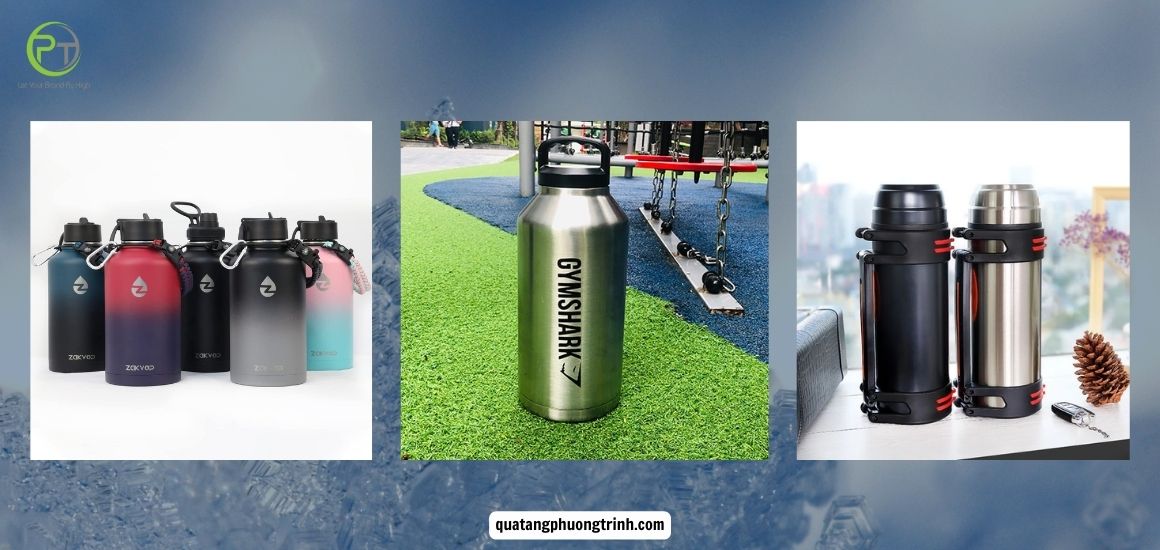 Mẫu bình giữ nhiệt 2 lít kèm tay cầm chắc chắn