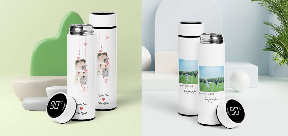 Bình nước giữ nhiệt đôi – Món quà ý nghĩa cho tình yêu.