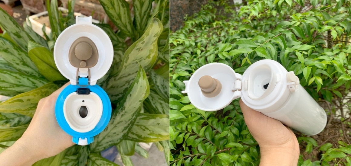 Lựa chọn bình nước giữ nhiệt có nút ấn – Thói quen sống xanh, tiết kiệm.