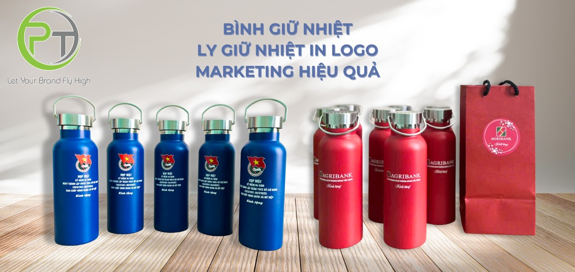 Chiến dịch Marketing hiệu quả cùng bình giữ nhiệt in logo, ly giữ nhiệt in logo