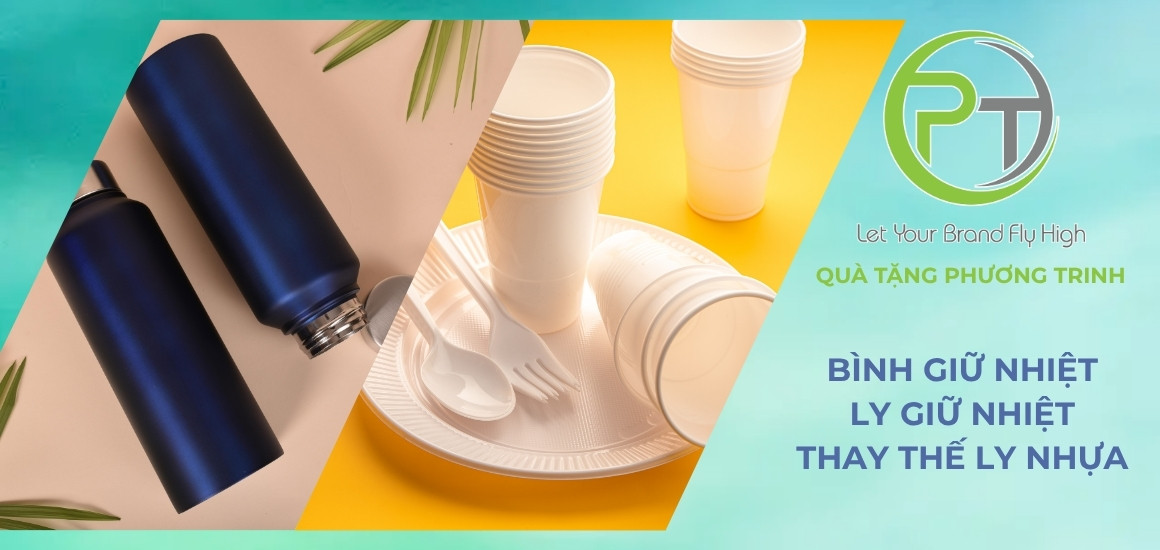 Sử dụng bình/ly giữ nhiệt thay thế ly nhựa sử dụng 1 lần