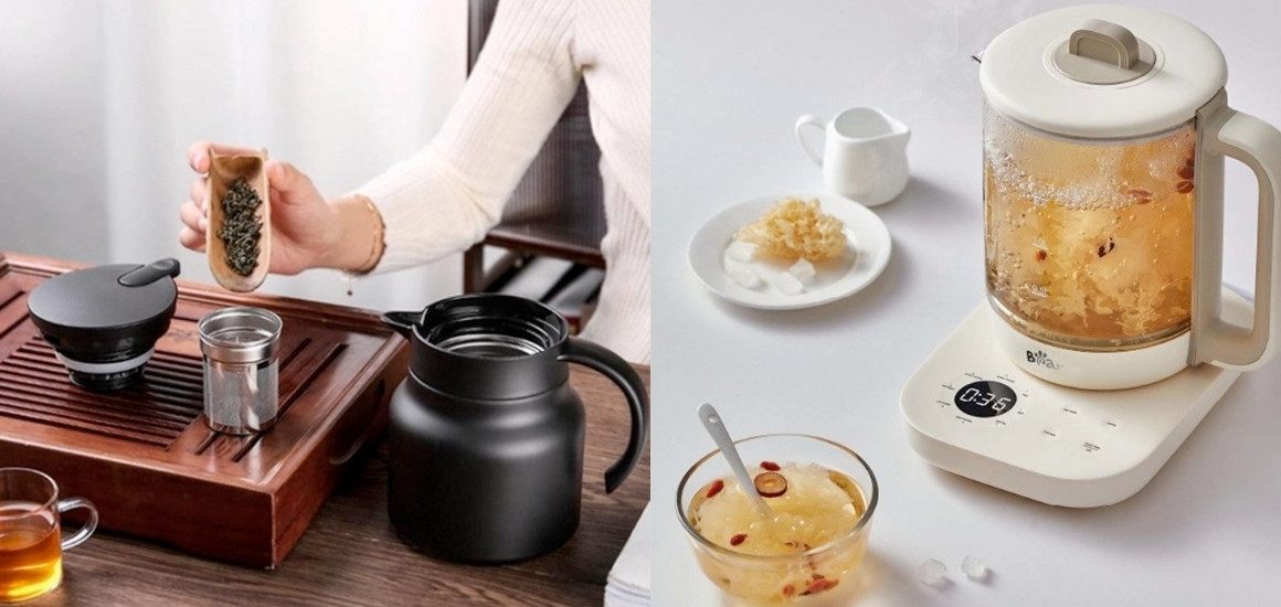 Pha trà bằng bình giữ nhiệt – Đơn giản, tiện lợi, đúng vị.