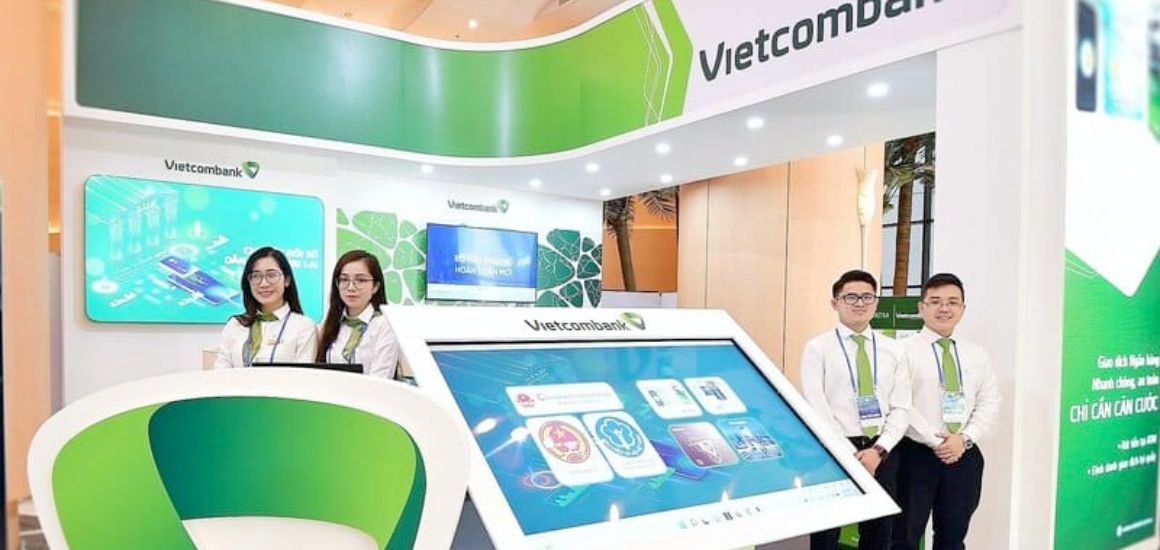 Màu sắc chủ đạo bộ nhận diện thương hiệu Vietcombank