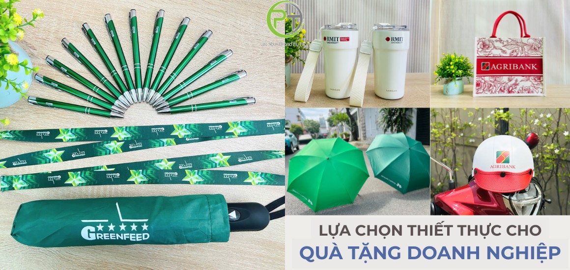 Bút bi - Bút ký, nón bảo hiểm, túi xách, áo mưa, ô dù in logo