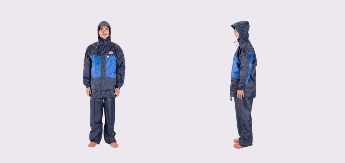 Áo mưa vừa vặn cơ thể thoải mái vận động