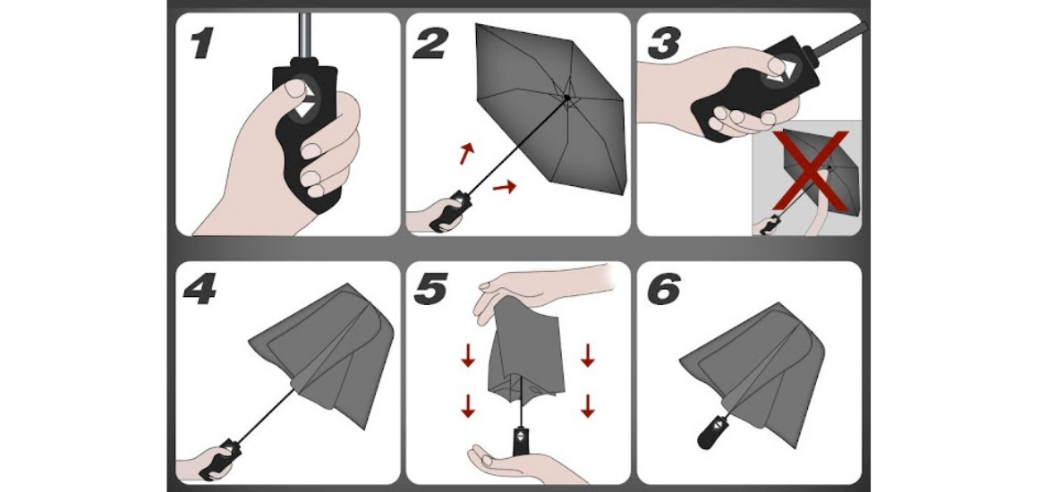 Cách mở dù cầm tay đơn giản và nhanh chóng