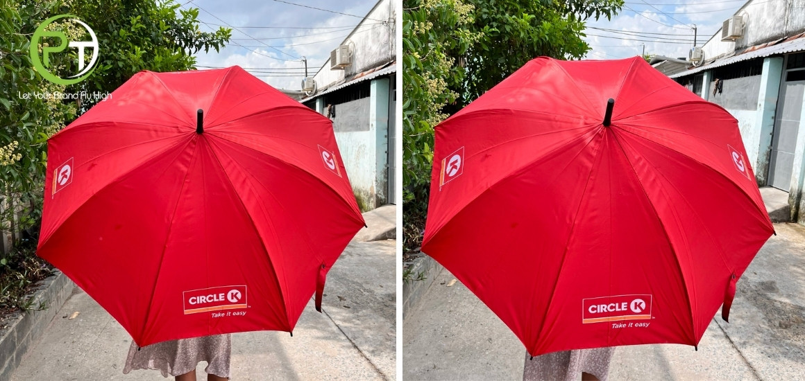 Cửa hàng bán ô dù cầm tay