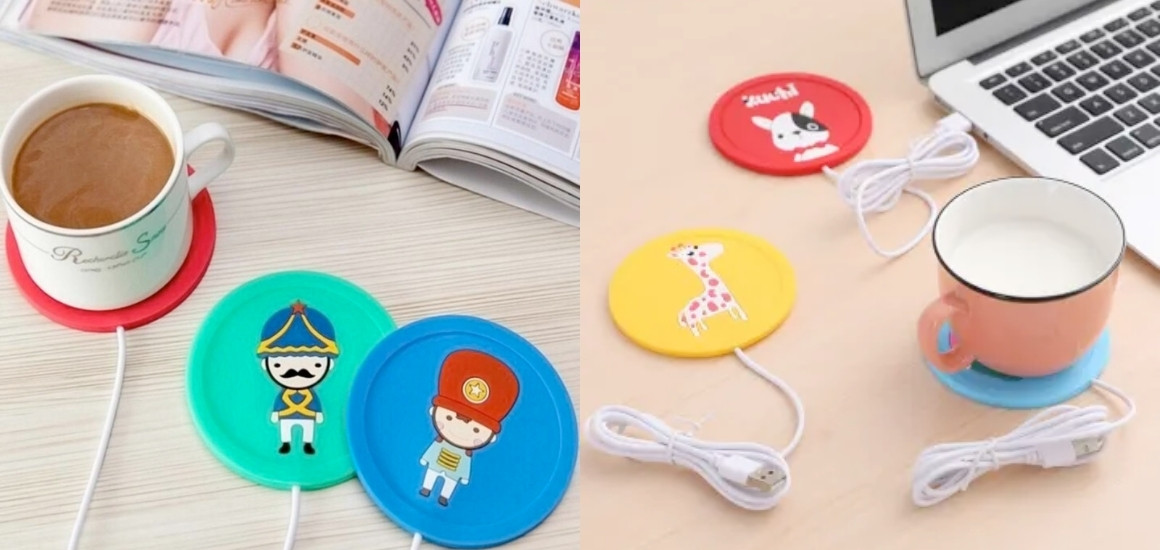 Các loại đế giữ nhiệt cho ly cốc và nguồn cấp điện.
