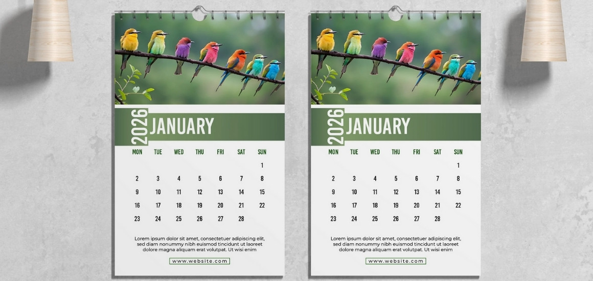 Thiết kế lịch tết độc đáo từ những bức ảnh của riêng bạn