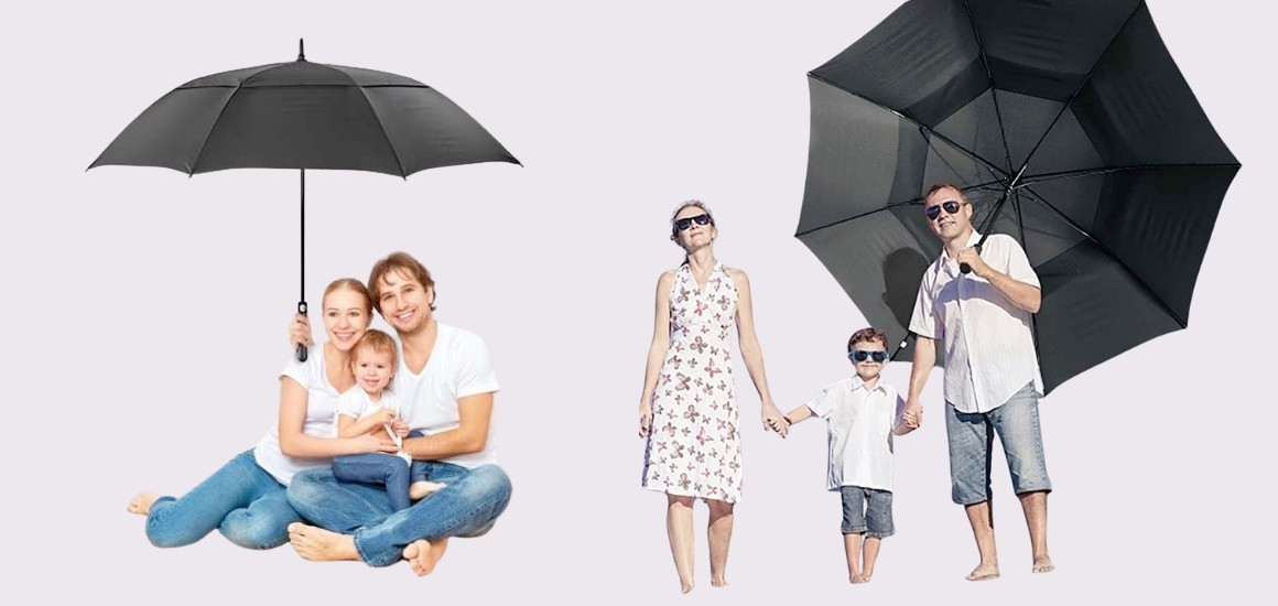 Dù cầm tay loại lớn: Giải pháp tối ưu cho mùa mưa