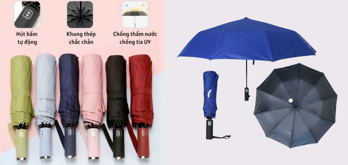 Dù gấp cầm tay tự động