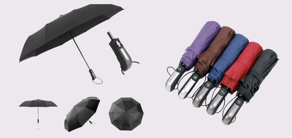 Sự tiện lợi của dù gấp cầm tay tự động