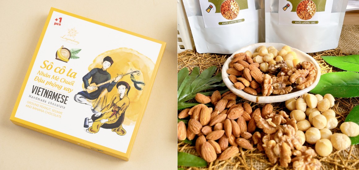Socola và hạt dinh dưỡng cao cấp