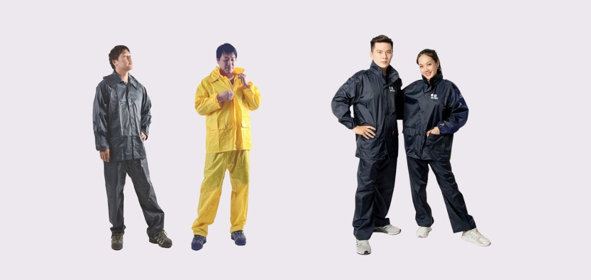  Kiểm tra đường may và khóa kéo chống nước của áo mưa bộ