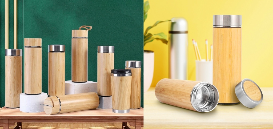 Bình giữ nhiệt thân tre – Giữ nhiệt hiệu quả suốt cả ngày.