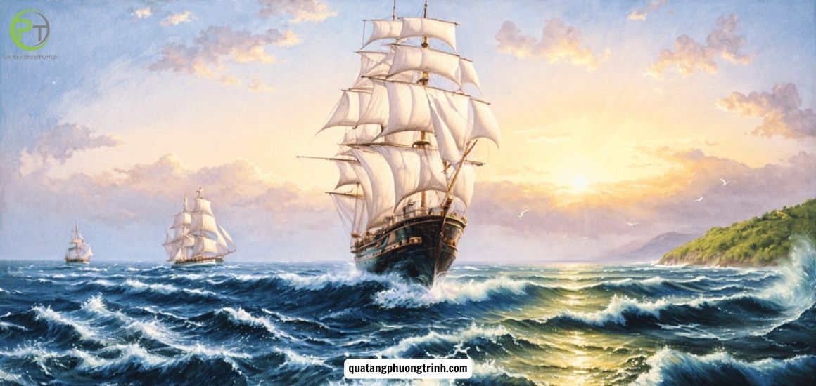 Từ hình ảnh Đạp Gió Rẽ Sóng đến cảm hứng sáng tác lịch Tết Đạp Gió Rẽ Sóng Đến Thành Công