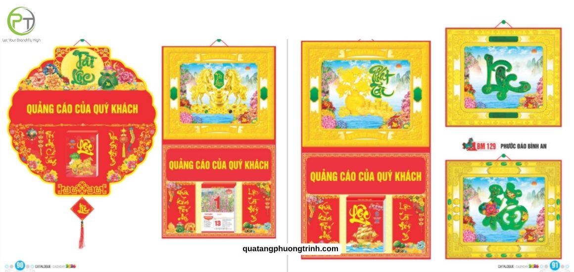 Lịch Tết doanh nghiệp - quà tặng tri ân lan tỏa thông điệp tích cực