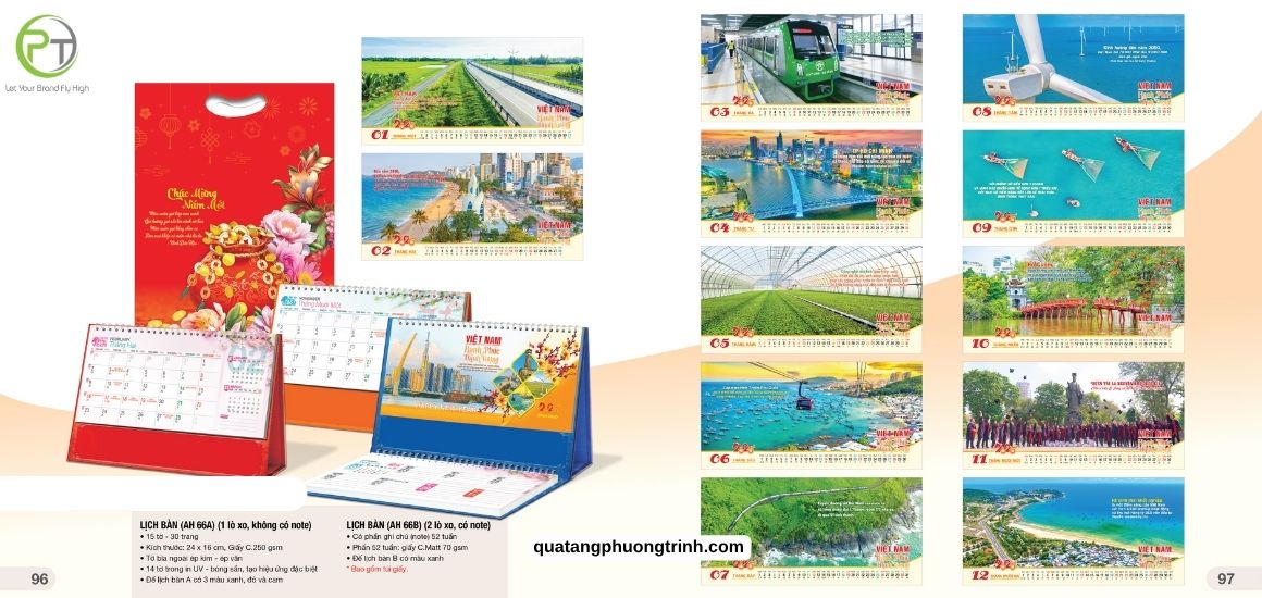 Lịch để bàn đậm hồn Việt - chủ đề Một thoáng Việt Nam