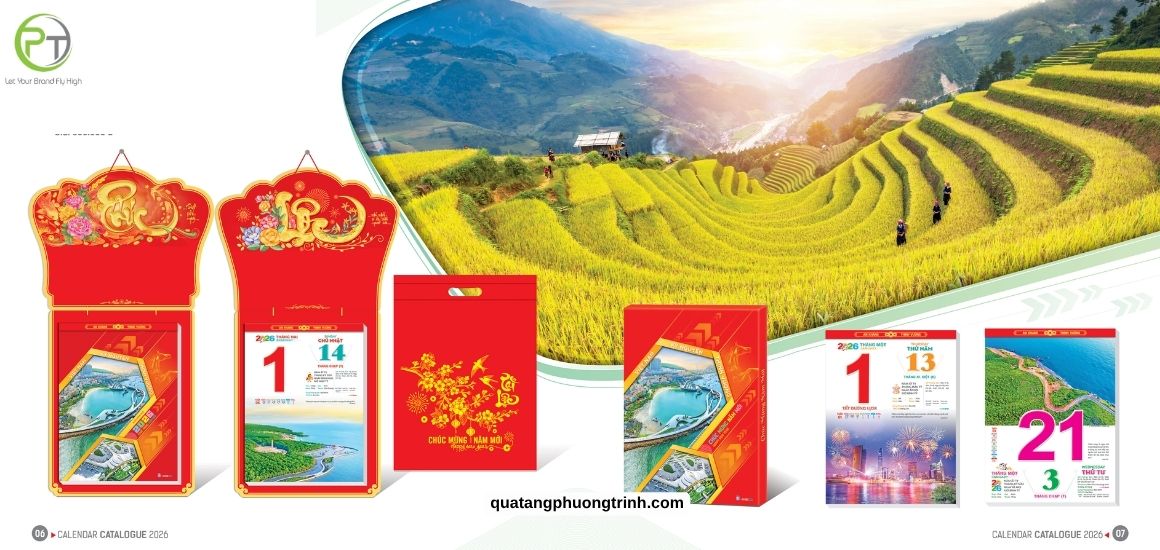 Tái hiện hình ảnh Việt Nam xinh đẹp qua mẫu lịch bloc chủ đề Một thoáng Việt Nam