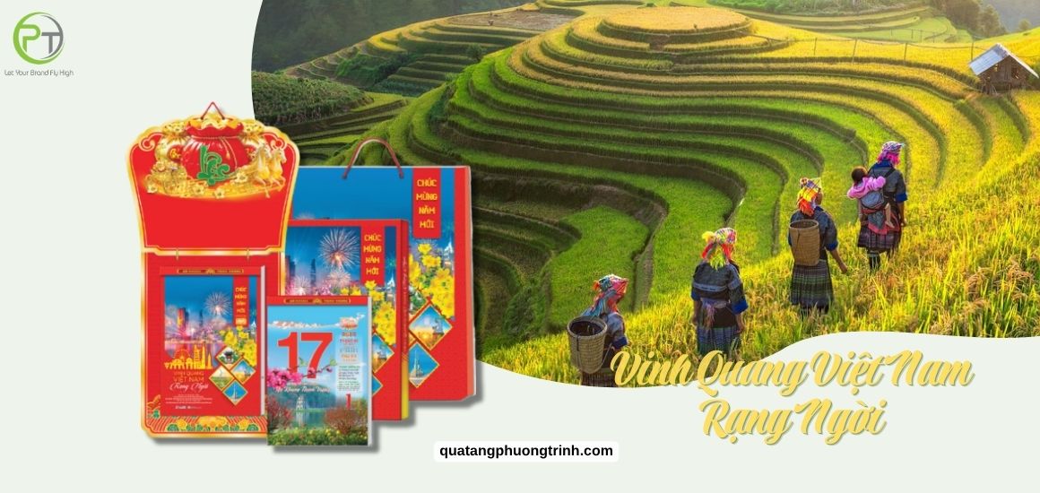 Khám phá bộ Lịch Tết chủ đề Vinh Quang Việt Nam Rạng Ngời