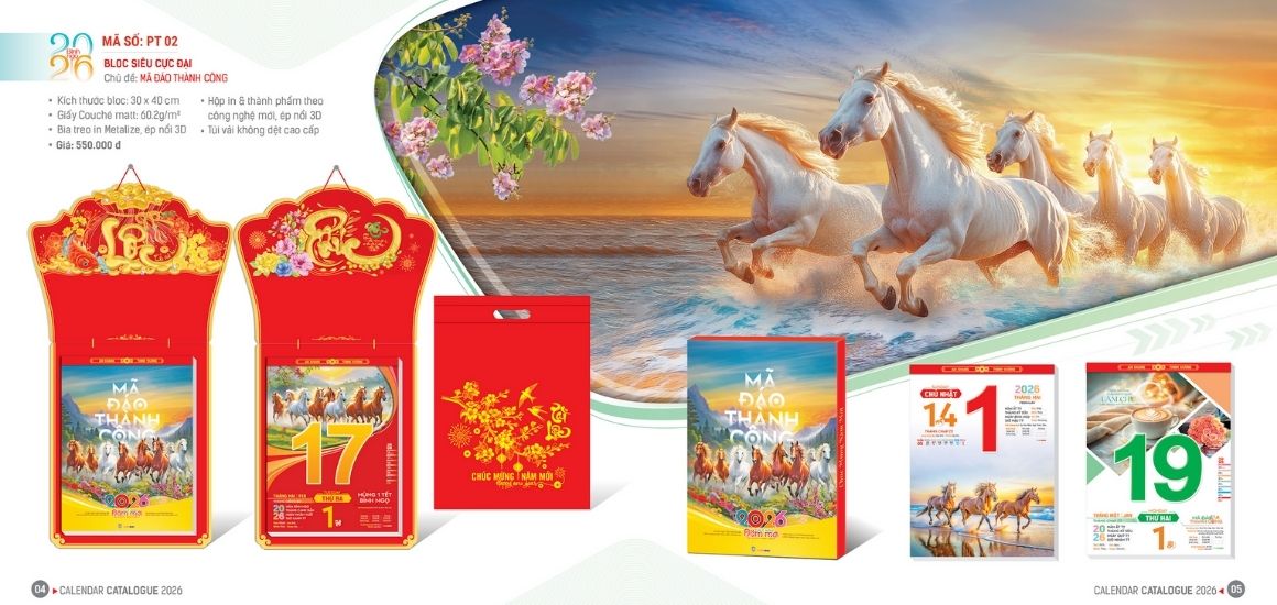 Lịch Tết phong thủy: Chọn màu sắc theo Ngũ Hành để hút tài lộc