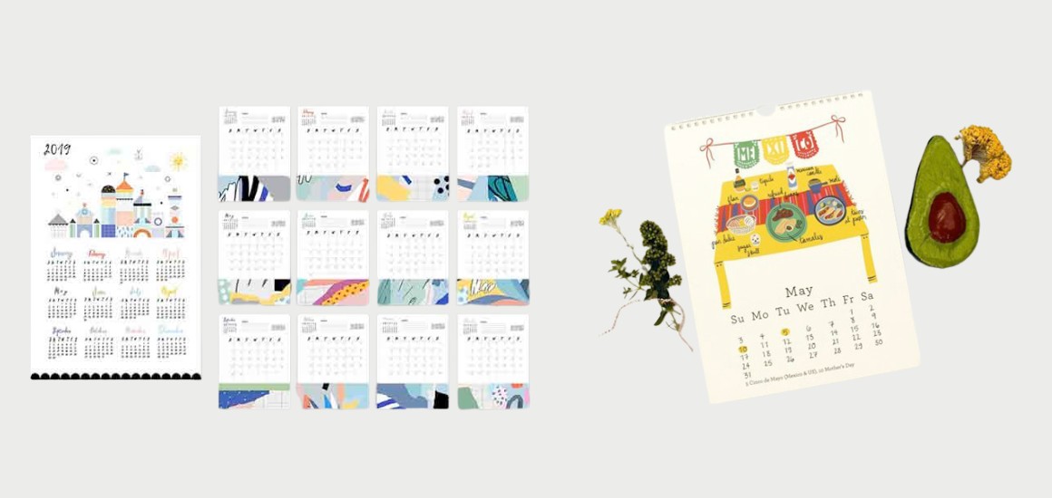 Mẫu lịch xé treo tường handmade - thể hiện cá tính riêng