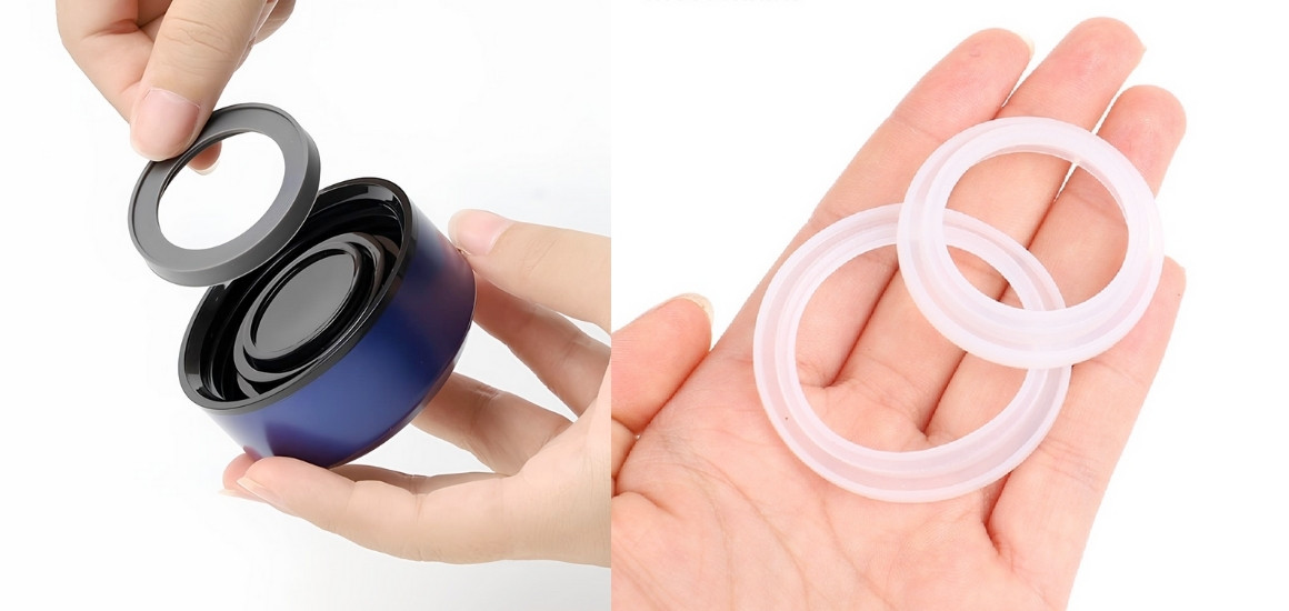 Kiểm tra gioăng cao su – bí quyết cho cách dùng ly giữ nhiệt bền lâu.