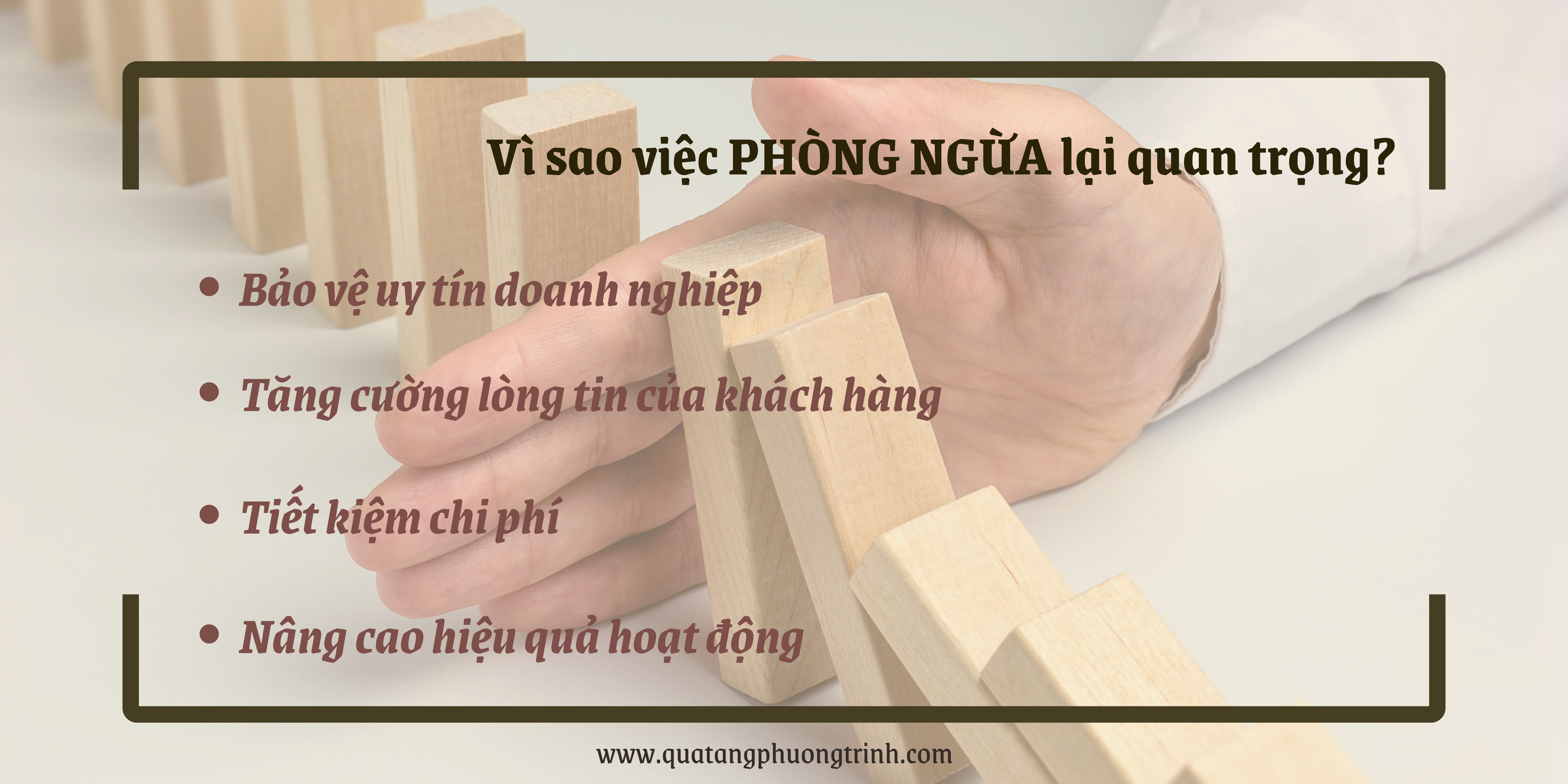 Vì sao việc Phòng bệnh lại quan trọng?