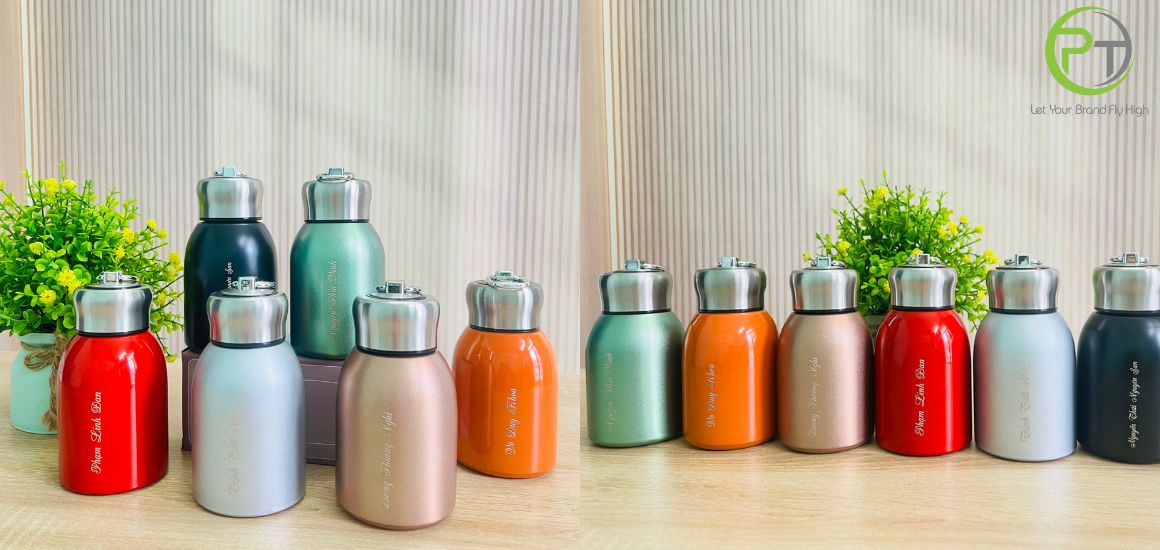 Bình giữ nhiệt in tên - Kỷ niệm tốt nghiệp đáng nhớ