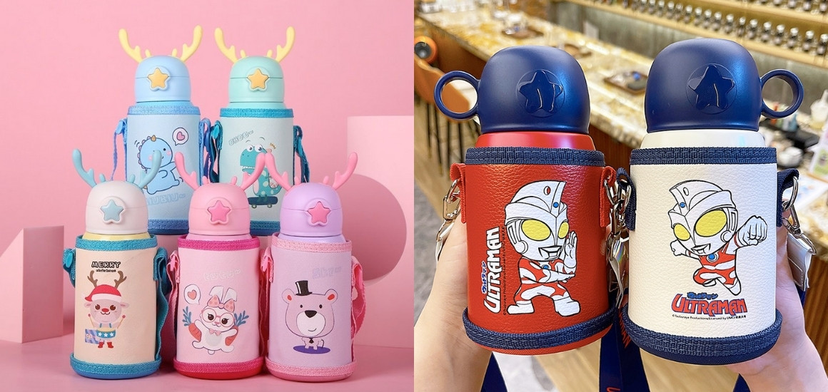 Thế giới nhân vật phong phú được in trên ly 