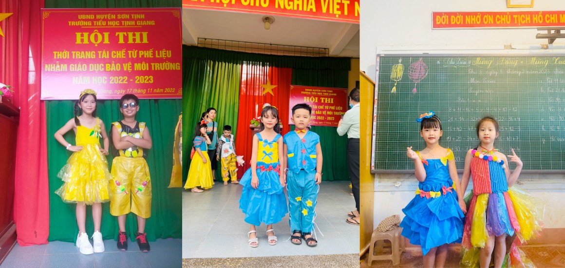 Thời trang áo mưa tái chế