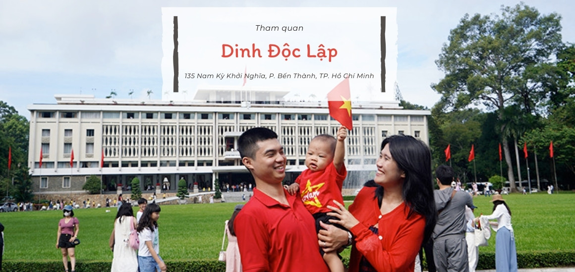 Dinh độc lập – biểu tượng của thành phố Hồ Chí Minh ngày lễ 2/9