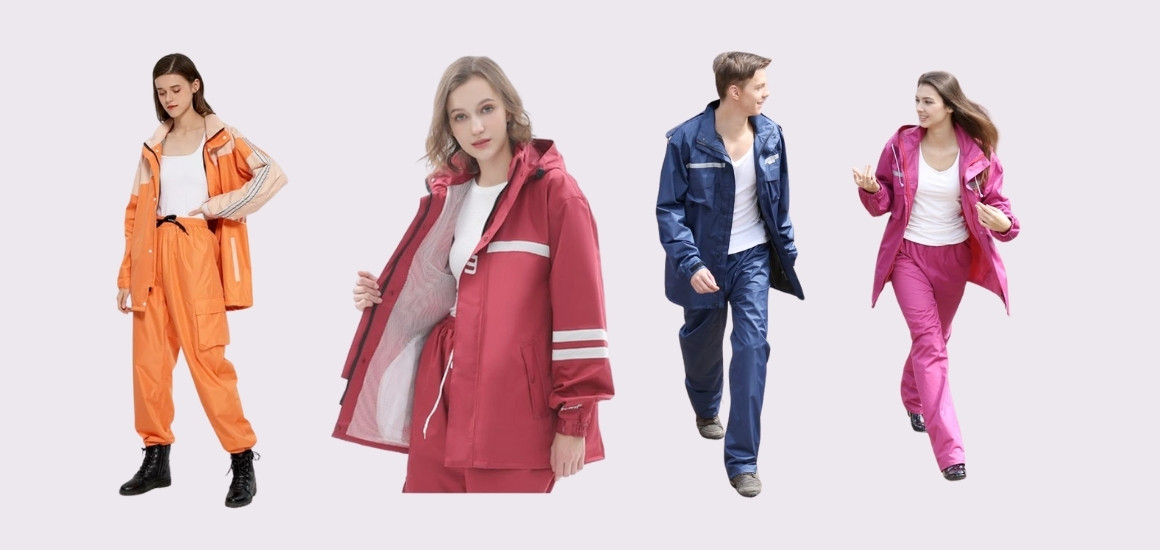 Các mẫu áo mưa bộ đẹp, thời trang cho nam và nữ