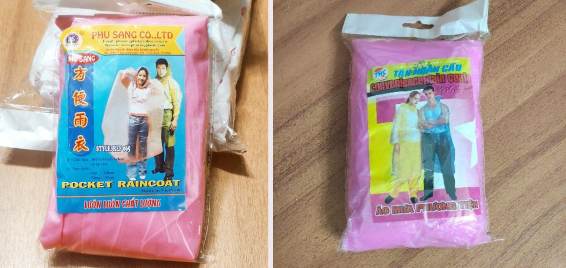 Áo mưa siêu nhẹ dễ dàng mang theo