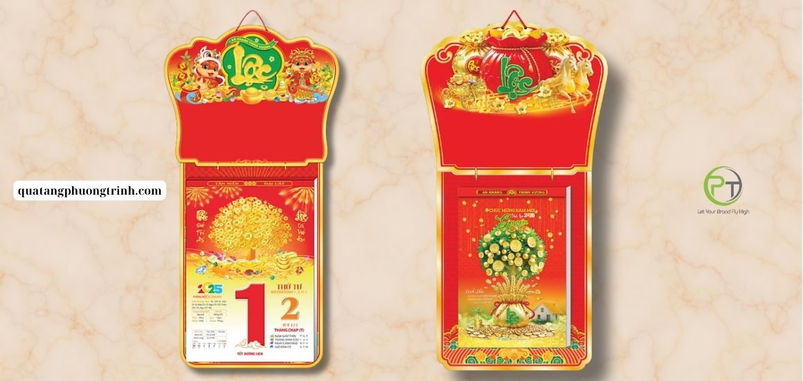 Lịch để bàn Tài Lộc tinh tế – Lựa chọn phong thủy phù hợp cho văn phòng