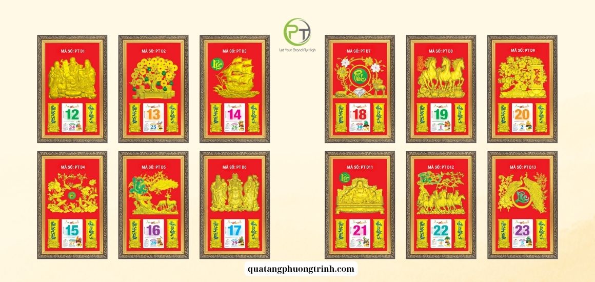 Mẫu lịch bloc Tài Lộc cao cấp – Sang trọng và đẳng cấp cho quà tặng Tết