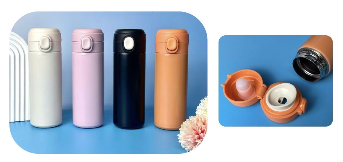 Cách mở nắp bình nước giữ nhiệt 