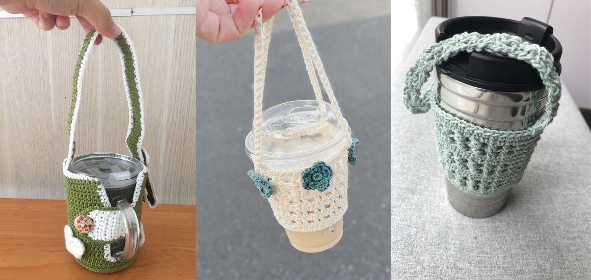 Các mẫu túi đựng bình giữ nhiệt bằng len xinh