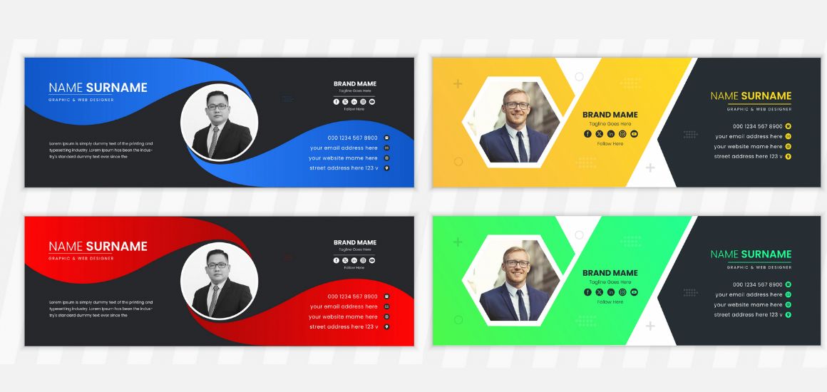 Visiting card template online free