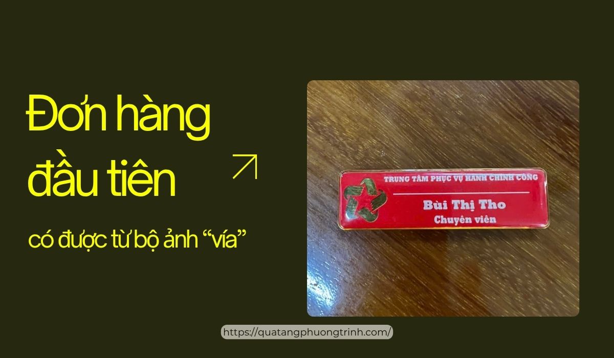 Đơn hàng đầu tiên từ bộ ảnh “vía” của người chị đồng nghiệp cũ