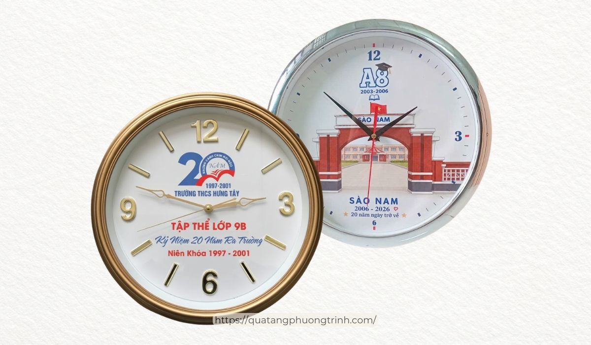 Đồng hồ treo tường hội ngộ 20 năm - “tấm vé” quay trở về 20 năm trước