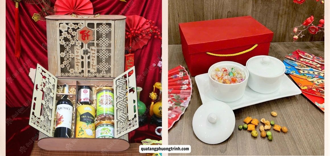 Hộp quà Tết doanh nghiệp số lượng lớn cho công ty