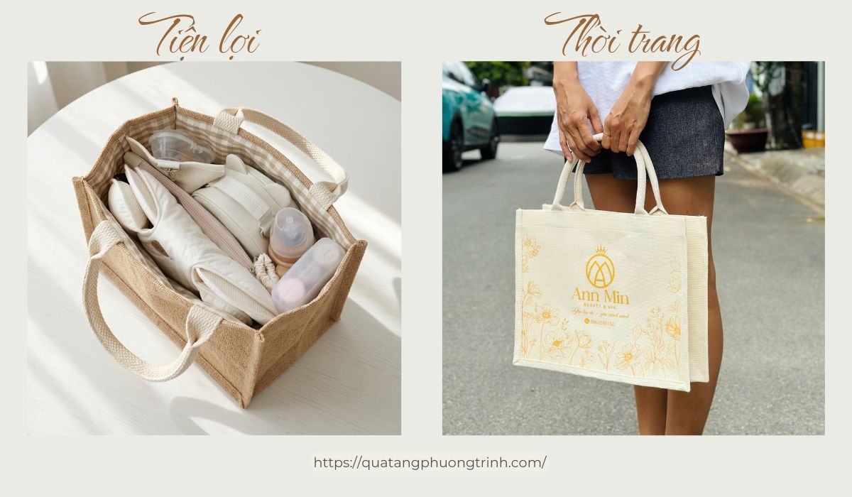 Túi linen - Lựa chọn thông minh của người tiêu dùng, vừa tiện lợi vừa thời trang
