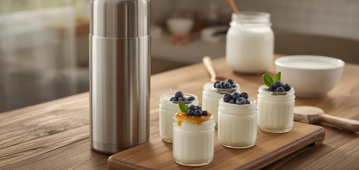 Cách ủ sữa chua bằng bình giữ nhiệt