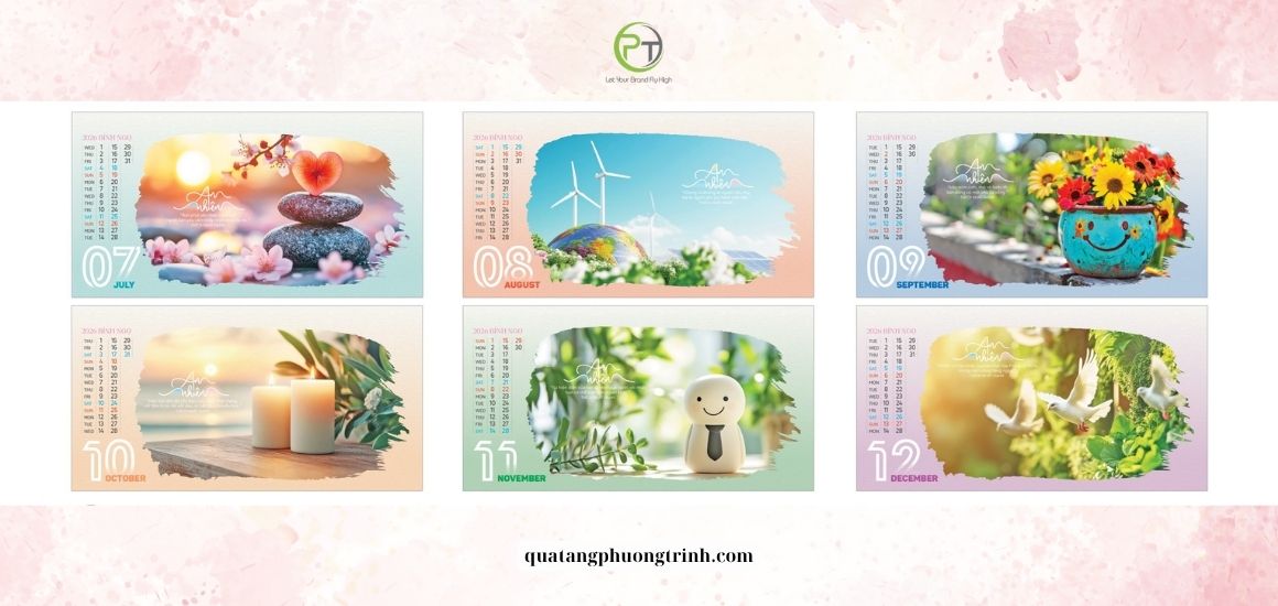Trang Lịch Tết An Nhiên – Tái Hiện Vẻ Đẹp Tĩnh Lặng Và Hài Hòa Của Cuộc Sống