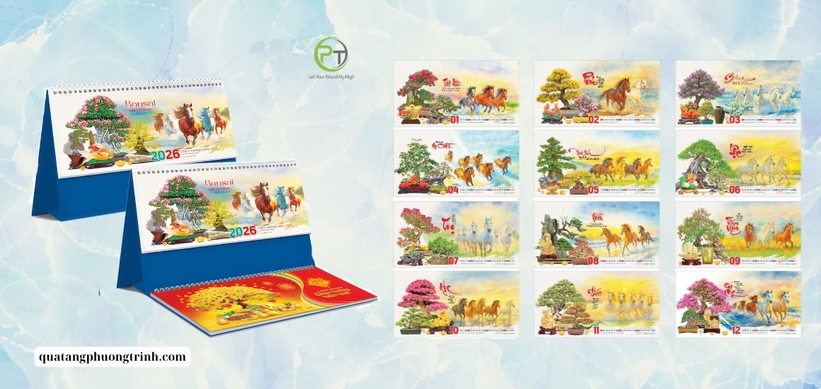 Lịch Tết Bonsai – Món Quà Xuân Sang Trọng Và Ý Nghĩa