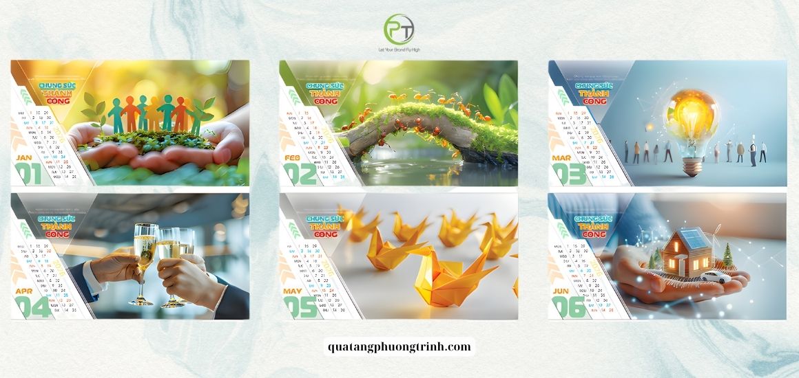 Thiết Kế Lịch Tết Chung Sức Thành Công – Biểu Tượng Gắn Kết Doanh Nghiệp