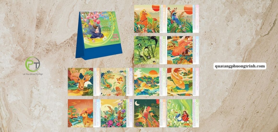 Khám phá Lịch Tết Xuân Vàng Tết Ngọc – Quà Tết sang trọng gửi trao may mắn đầu năm