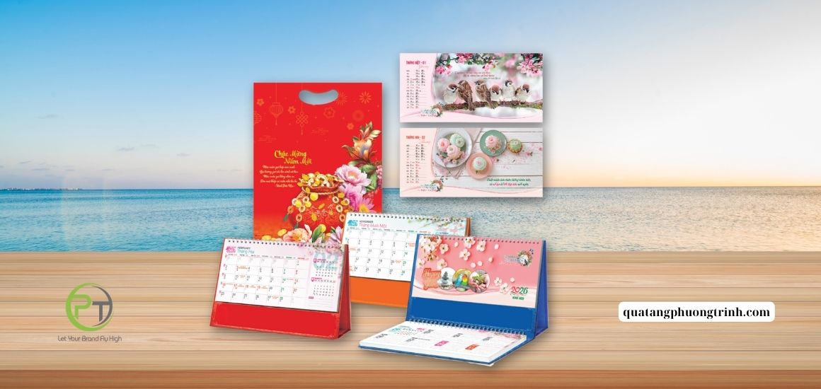 Thiết kế Lịch Tết Gieo Hạnh Phúc – Họa tiết hoa sen mang năng lượng tích cực