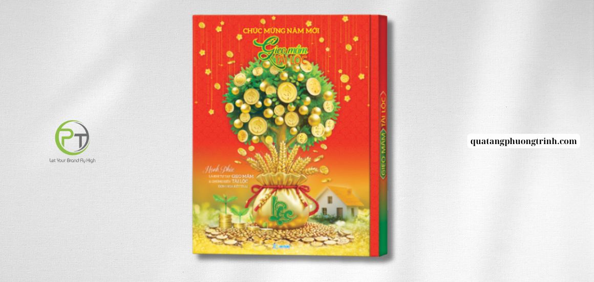 Mẫu lịch Gieo Mầm Tài Lộc độc đáo, kết hợp hài hòa giữa nghệ thuật và ý nghĩa